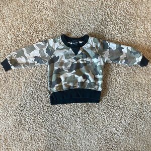 Little Bipsy camo sweater